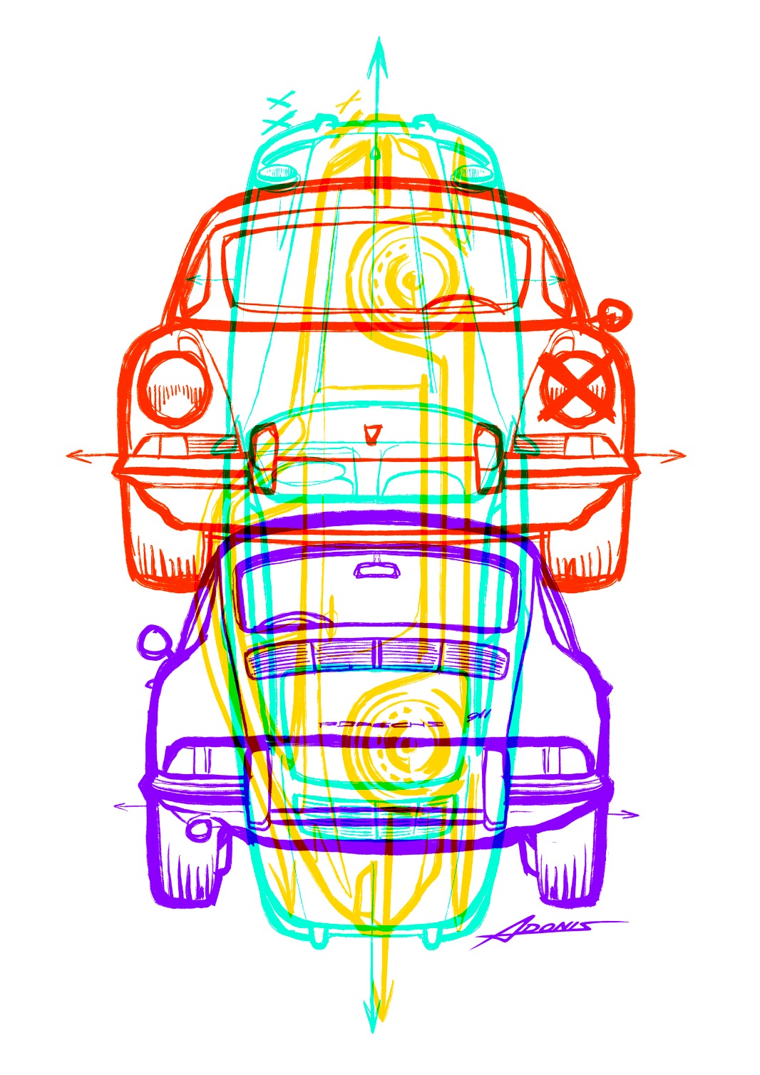 Fine Art Print by ADONIS ALCICI "First 911"