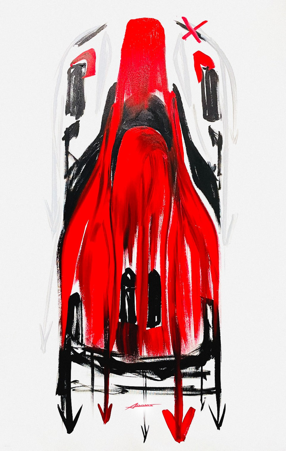 Fine Art Print by Adonis Alcici "963 Le Mans Speed Art"