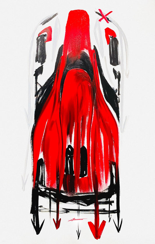 Fine Art Print by Adonis Alcici "963 Le Mans Speed Art"